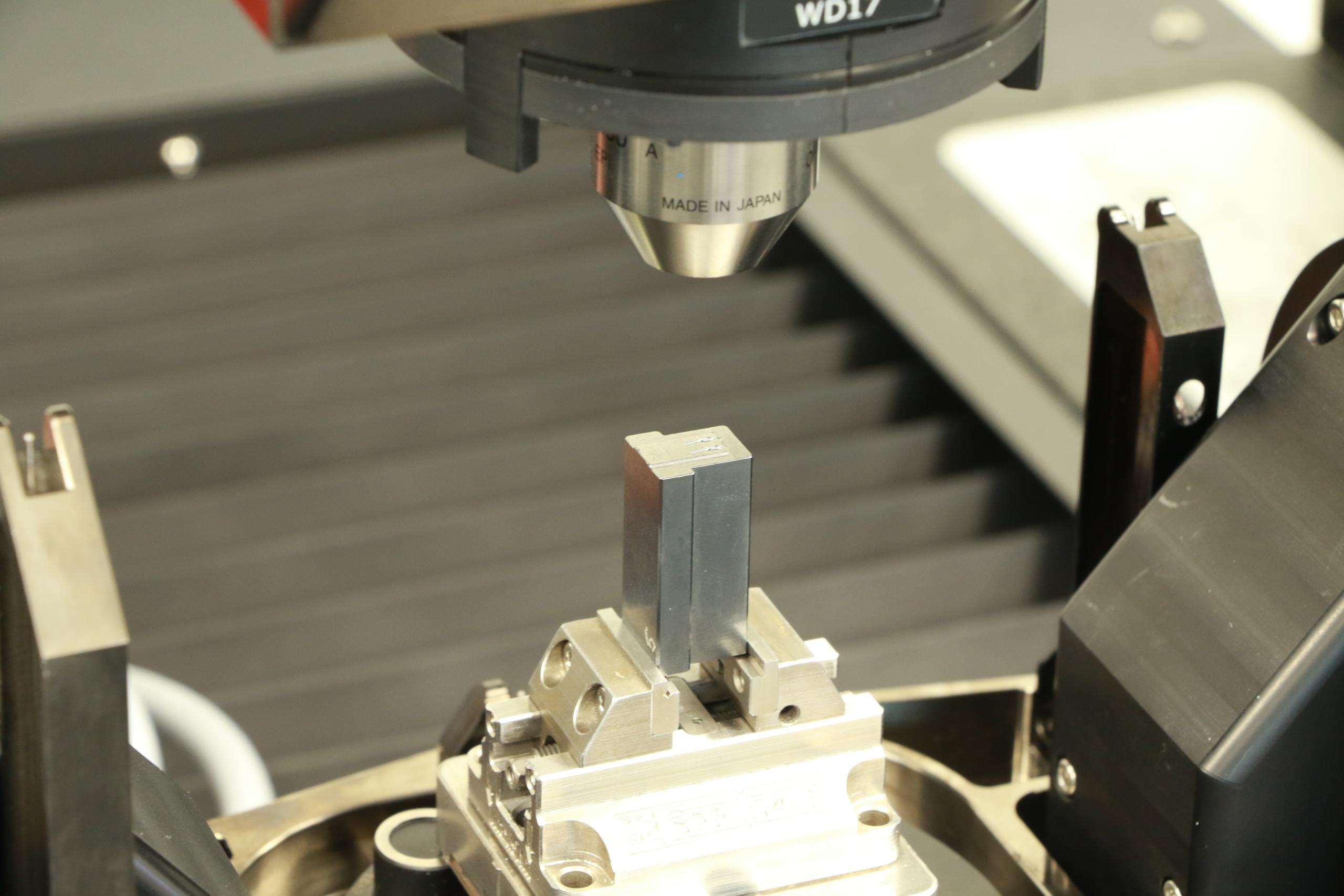 Optical measurement of punches