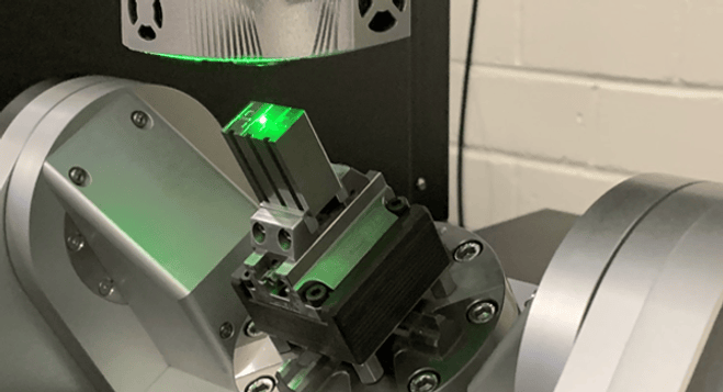 Inserto di stampaggio misurato con macchina di misura a coordinate ottica